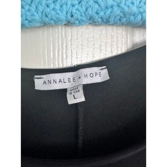 Annalee + Hope Women's Stretch High Neck Babydoll Swing Flattering Dress Size L - Picture 4 of 6